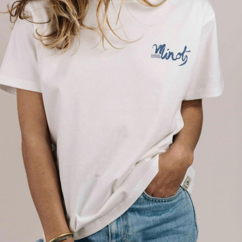 T-Shirt Almanarre Clothing Minot du Vent - White