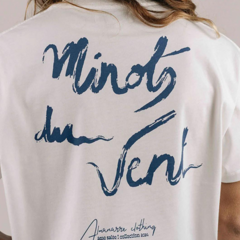 T-Shirt Almanarre Clothing Minot du Vent - White