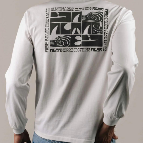 T-Shirt Almanarre Clothing Âme Salée - Blanc