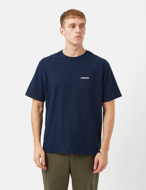 T-Shirt Patagonia Logo Pocket Responsibili-Tee® Stone Blue