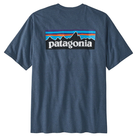 T-Shirt Patagonia P-6 Logo Responsibili-Tee Crater Blue