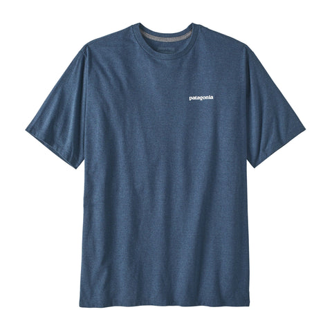 T-Shirt Patagonia P-6 Logo Responsibili-Tee Crater Blue