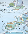 Kitesurf Map Awesome Maps, détail
