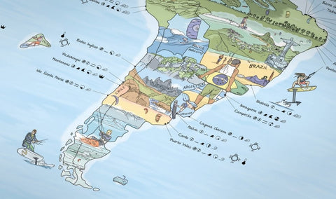 Kitesurf Map Awesome Maps, détail