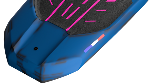 Planche wingfoil Blackbird Mid Length Carbon Electric Blue, vue hero