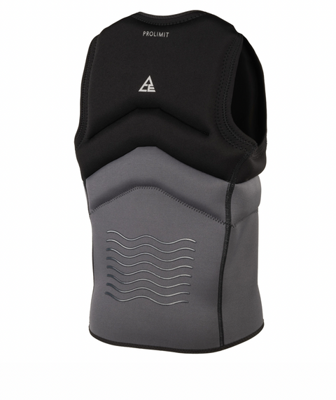 Prolimit Ace Halfpadded Vest FrontZip Black/Grey