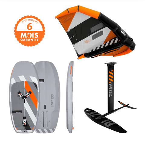 PACK PRO WINGFOIL RIGIDE RRD : PLANCHE BELUGA Y27 + FOIL BLAZE + EVO WING Y29
