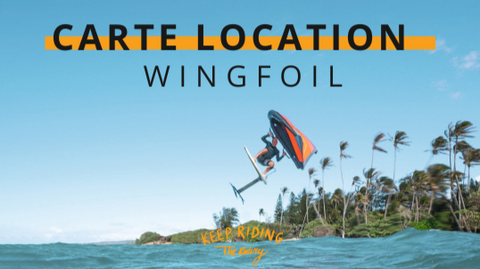 La Carte Location du Wingfoiler