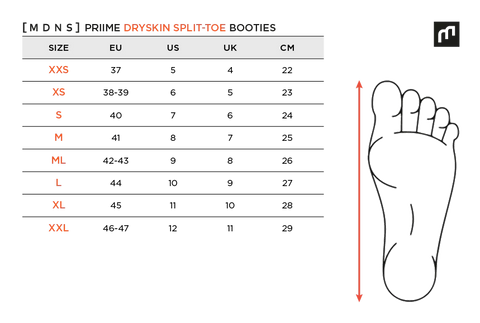 Chaussons MDNS 3mm Neuf