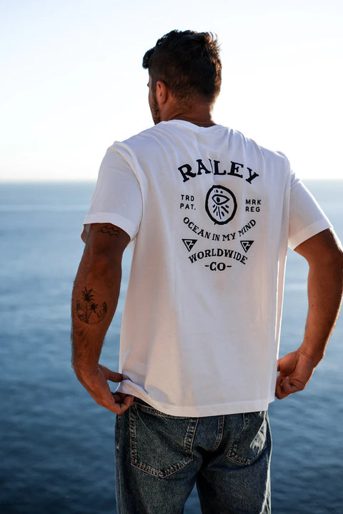 T-Shirt Railey Tee Ocean In My Mind Blanc