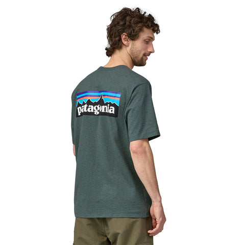 T-Shirt Patagonia P-6 Logo Responsibili-Tee® Nouveau Green