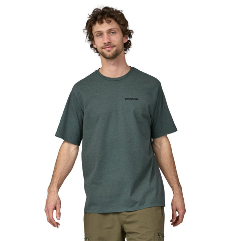 T-Shirt Patagonia P-6 Logo Responsibili-Tee® Nouveau Green