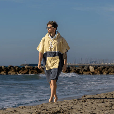 Poncho Saint Jacques Duo Sable / Marine