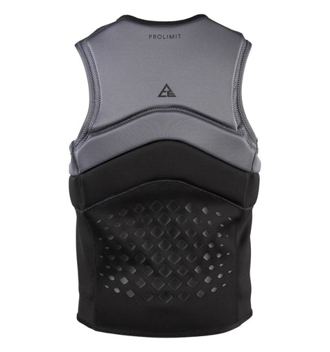 Gilet d'impact Prolimit Ace Halfpadded Vest FrontZip Grey/Black